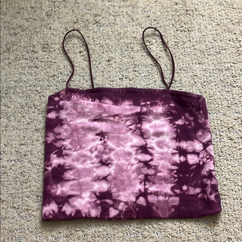 American Eagle Pink Tie Dye Tank